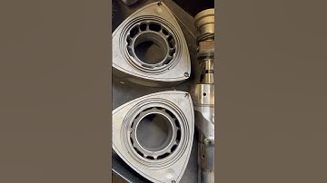 Mazda Rx7 Rotary 13b S5 rotating assembly and aluminum flywheel finally balanced