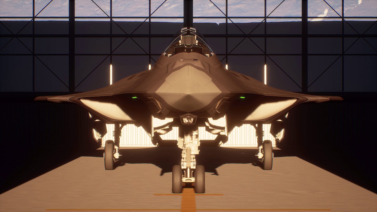 Next Generation Stealth Aircraft TF-9| ray tracing | Unreal Engine |