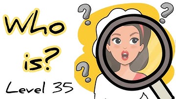 Who is? Brain Teaser Level 35 - Find 5 hidden objects.