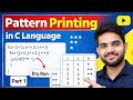 Pattern Printing in C Language 🔥 | Easy Trick + Full Dry Run Explained