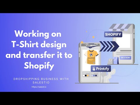 Part 4: creating a T-shirt design in Printify