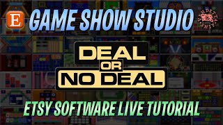 Game Show Studio | Etsy Software Tutorial | Deal or No Deal - with LIVE GAMEPLAY!