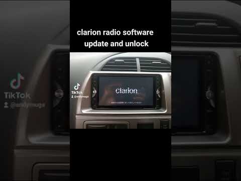 Toyota clarion nx614 radio software update and unlock - YouTube