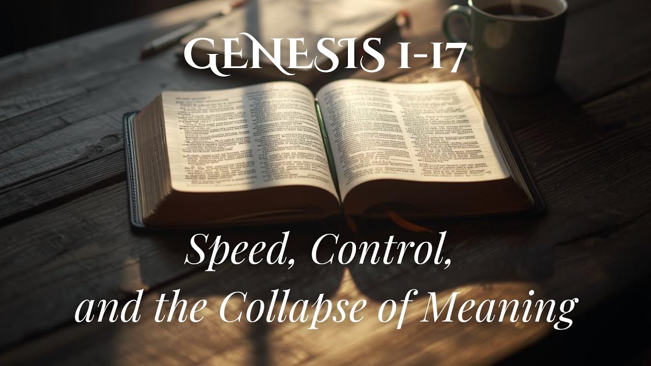 Bible in a Year | Speed, Control, and the Collapse of Meaning (Genesis 1–17)