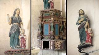 Les statues de l&#39;église Notre-Dame de Chappes (Allier)