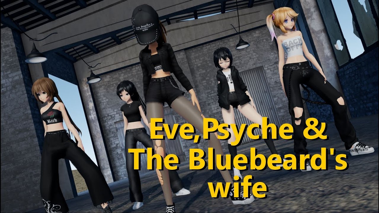 [MMD K-POP]LE SSERAFIM - Eve, Psyche & The Bluebeard’s wife (C-gumi)