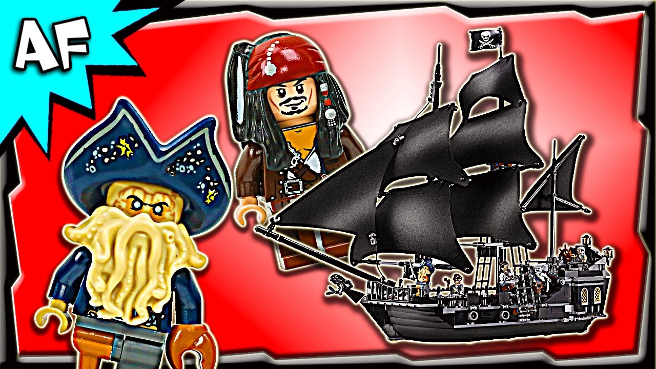 Lego Pirates of BLACK PEARL 4184 Stop Motion Build Review - YouTube