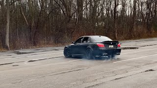 Manual E60 M5 doing some donuts 🔥 | Eisenmann | Gintani Tuned