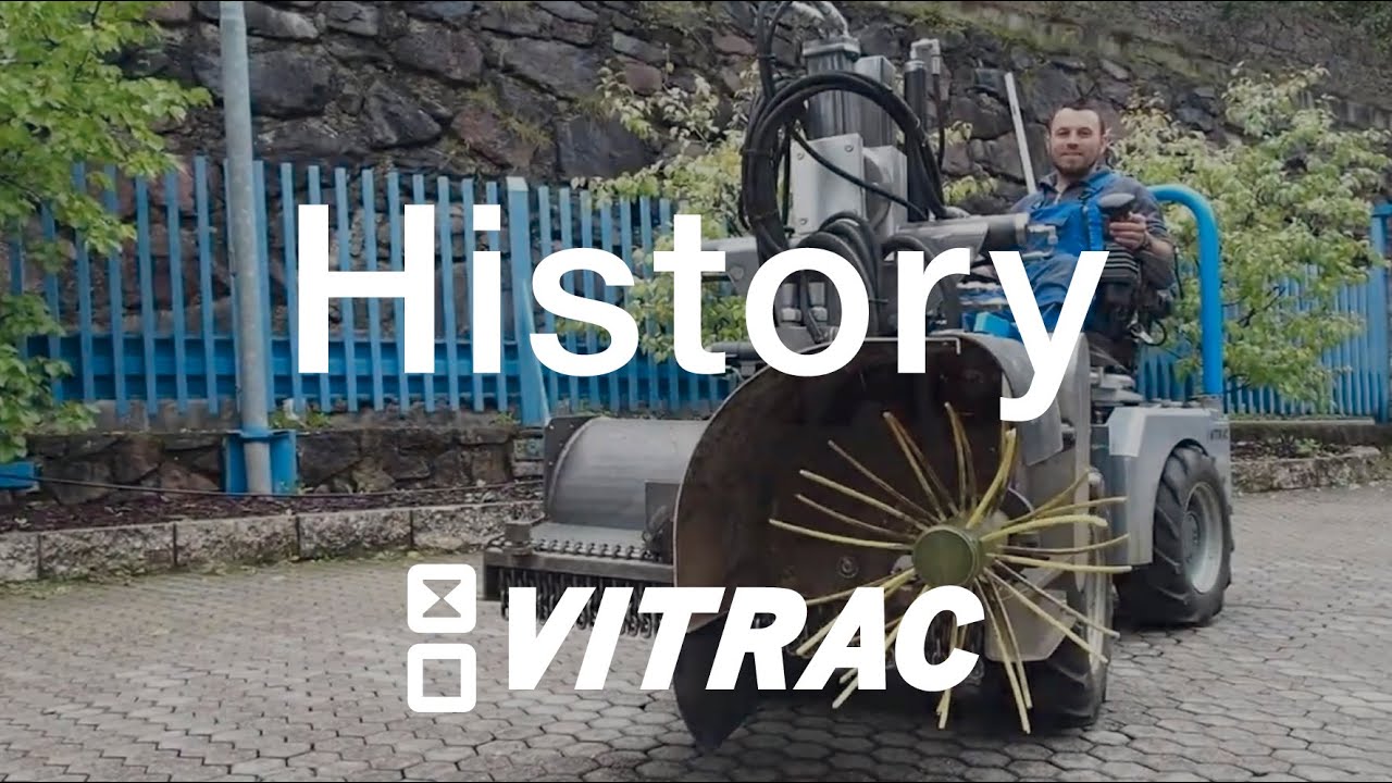 Geräteträger VITRAC: Schwenkbare Stockbürste