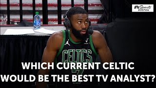 Which current Celtic player would make the best TV analyst? | Celtics Census | NBC Sports Boston Net Worth