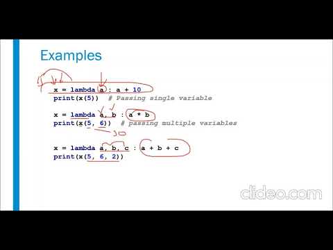 Lambda function in python - | Python | Part -2.26