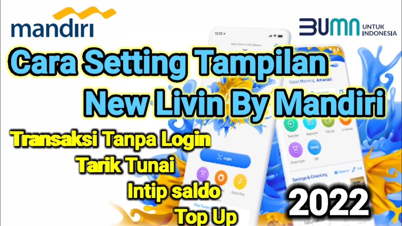 Cara Setting New Livin by Mandiri || Fitur Terbaru Livin by Mandiri ...