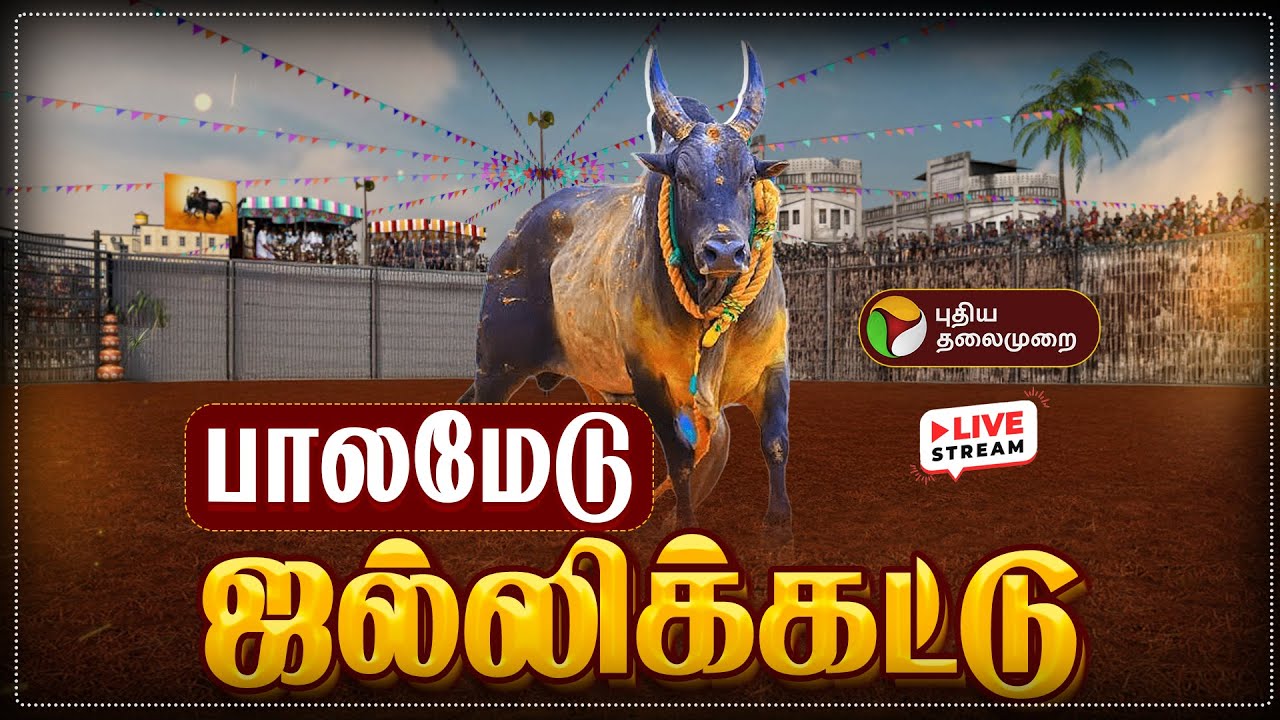 🔴LIVE:  பாலமேடு ஜல்லிக்கட்டு | Palamedu Jallikattu live | Madurai Jallikattu 2026 Live Today