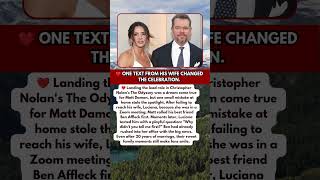 Matt Damon’s Exciting News Left His Wife Surprised 😂❤️