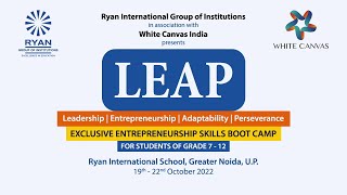 Ryan LEAP Boot Camp at Ryan International School, Greater Noida, U.P.