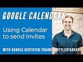 How to send invites in Google Calendar