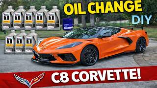 C8 Stingray Oil Change with Torque SPECS