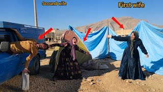 Tension between spouses: The return of the first wife, the devil, and the husband's anger