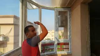 تقفيل بلكونات وشبابيك UPVC في الرحاب وشيش حصيره