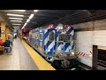 Mta new york city subway d n r  work trains  36th street on bmt fourth avenue line 2421