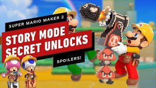 Spoilers See Mario Maker 2S Story Mode Unlockables In Action - Gameplay