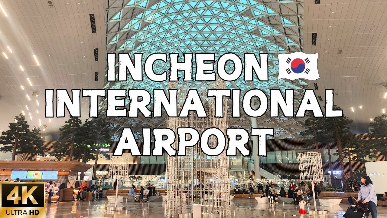 [4K] Walking Tour of Incheon International Airport | Inside One of the World's Best Airports