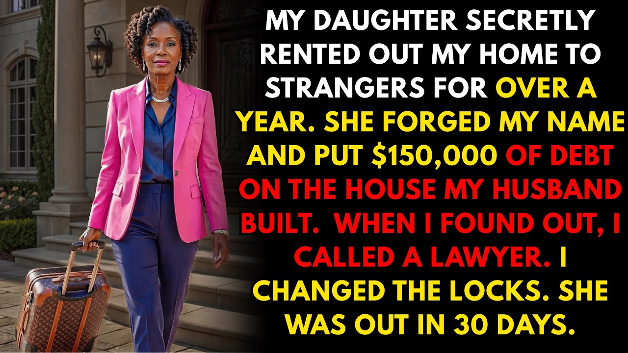 My daughter rented my house in secret, put me $150K in debt. When I found out, I changed the lock...