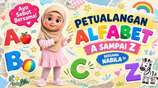 Belajar Alfabet A-Z Bersama Nabila! 🔤🌈 | Mengenal Huruf untuk Anak PAUD & TK