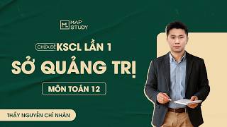 [Toán 12] - Chữa đề thi thử Tốt nghiệp - Sở Quảng Trị | Tổ Toán Mapstudy screenshot 5
