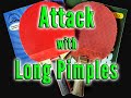 Long pimples attack   table tennis 