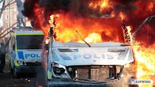 Sweden riots: Unrest in Swedish cities due to burning of Quran; people throw stones,set cars on fire