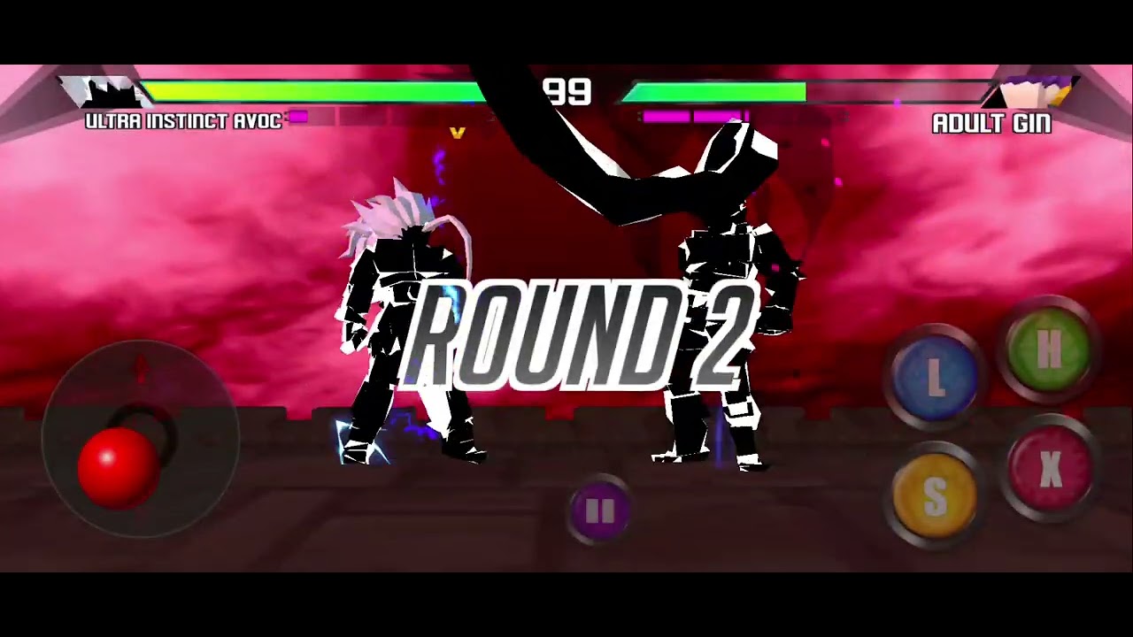 Vita Fighters Mobile - Ultra Instinct Avoc Vs. Adult Gin