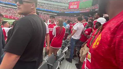 Soccer Fans Brawl During Manchester United vs Arsenal Match