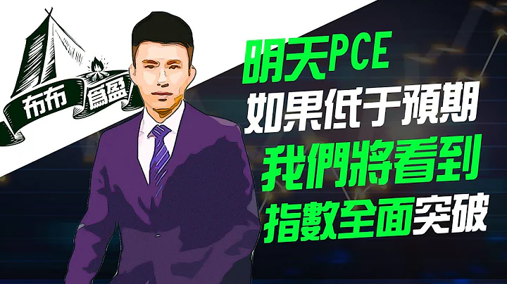 【布布為贏】明天PCE如果低於預期，我們將看到指數全面突破 - 天天要聞