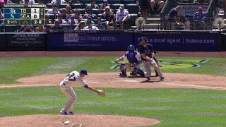 TB@SEA: Montgomery snares a sharp comeback grounder screenshot 4