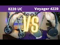 Voyager 4220 vs 8220 UC - DECT vs Bluetooth  - MIC TEST SHOWDOWN