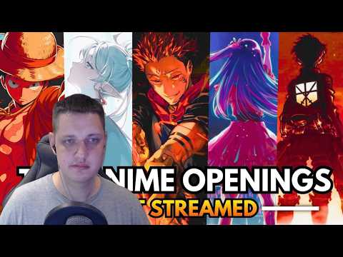 Most Listened Anime Songs of Every Anime | Реакция​