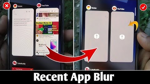 blur app preview : how to blur app preview android  // blur app preview kya hota hai