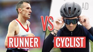 Olympic Runner vs Pro Cyclist | Who Is The Fittest?
