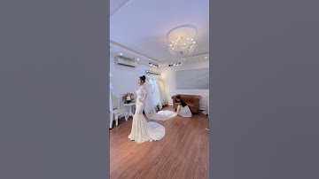 Váy Cưới đuôi cá giành cho các nàng dâu cá tính pha chút sexy quyến rũ #greenstudiowedding