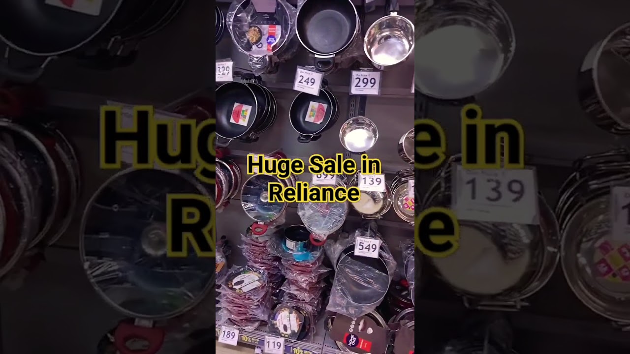 Reliance Smart Superstore 2023 Offer Kitchenware Household Product 70% Off 