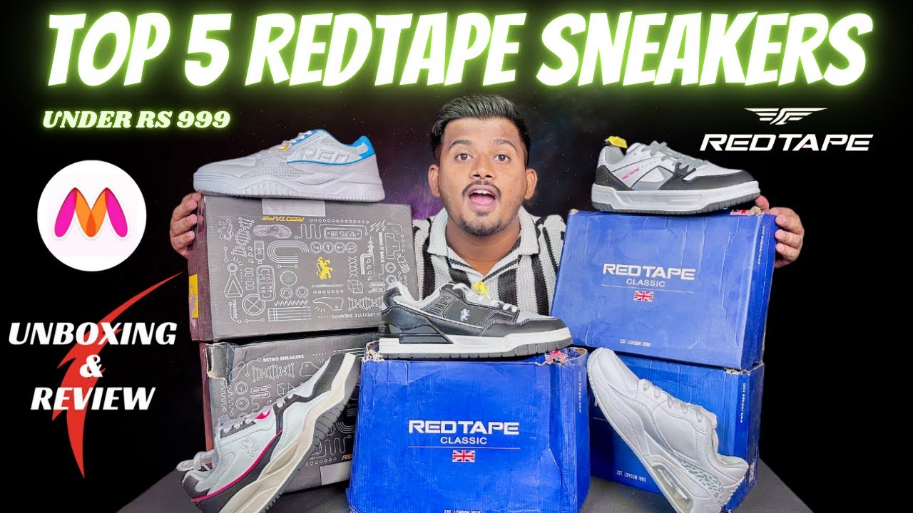 The 5 new Best arrivals of Redtape sneakers! 🔥RAFIQUE SAYYED
