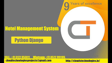 Django Hotel Management System | Cloud Technologies | IEEE Projects Hyderabad | Btech Major Projects