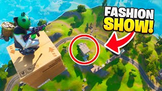 this SKYBASE got me BANNED in Fortnite FASHION SHOWS... (Floating Box)