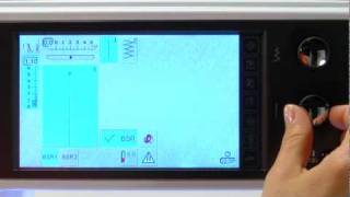 14/21 BERNINA 830 sewing machine video instructions: the BERNINA Stitch Regulator BSR