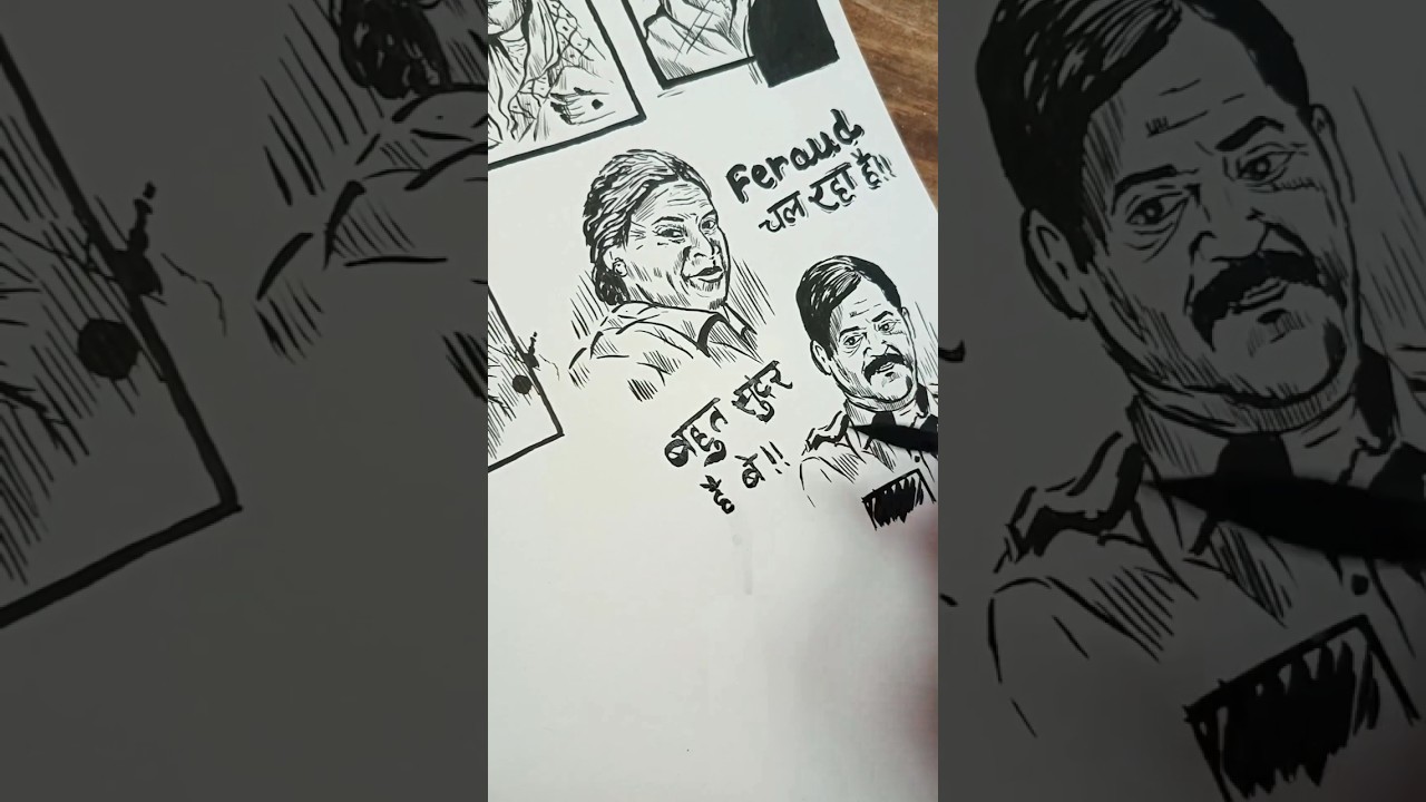 Finding frames from Laapataa Ladies, Best movie of the year 🤌💕 #bollywood #painting #art #doodle