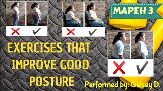EXERCISES THAT IMPROVE GOOD POSTURE I FLEXIBILITY I COORDINATION I ENDURANCE