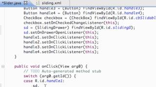 Android Application Development Tutorial   83   Methods of the SlidingDrawer   YouTube