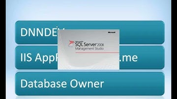 DNN 7.0 Installation Part 3 - Database Configuration