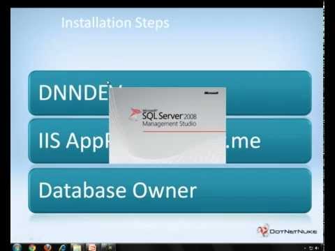 DNN 7.0 Installation Part 3 - Database Configuration